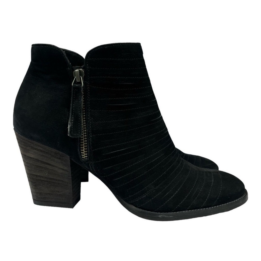 Paul Green Malibu Black Suede Ankle Boots 9
